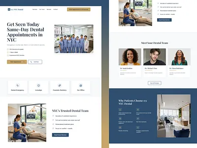 Dental Website UX Redesign That Converts appointment booking ux before after design clean design conversion design dental website figma design healthcare ux landing page design medical website design modern ui product design saas style ui ui design ui ux design user experience ux case study ux improvement ux strategy web design website redesign