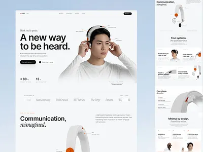 Meet Aether: Communication, Reimagined design illustration landingpage ui ux