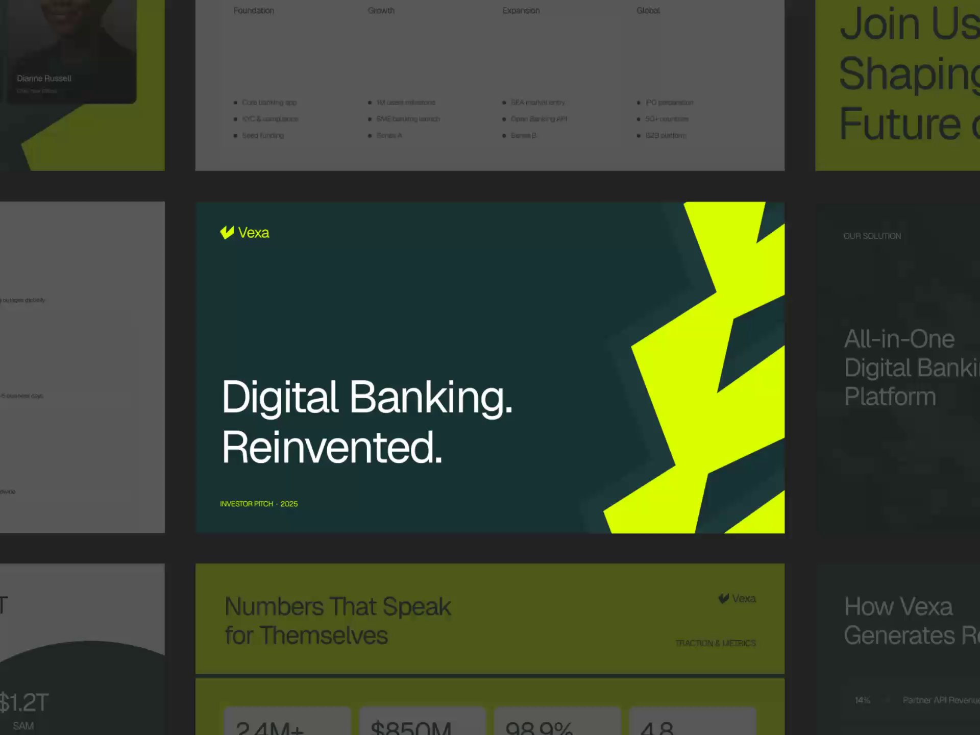 Example of Pitch Deck Presentation Design