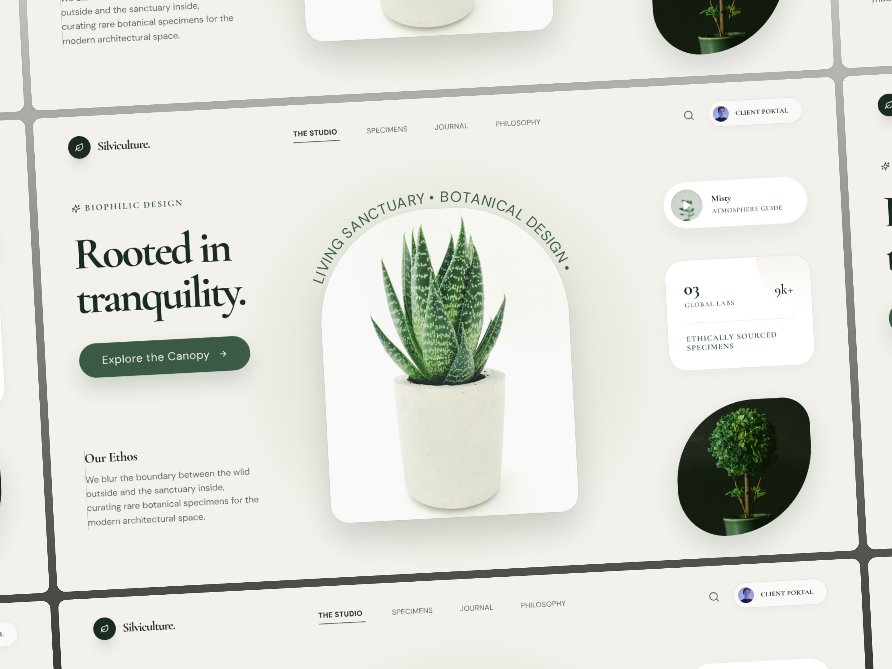 Step Into Silviculture: A Biophilic Floating UI Experience