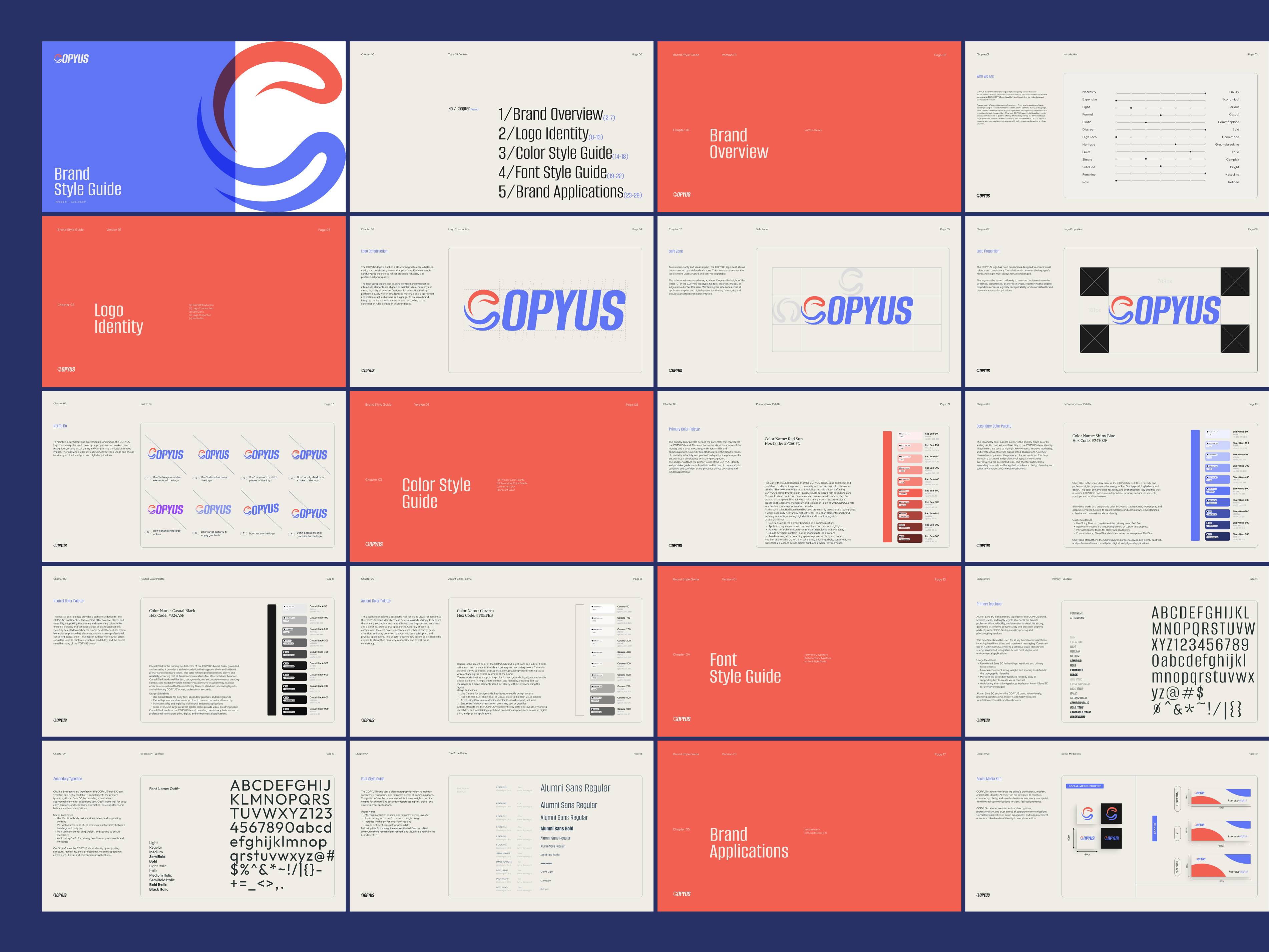 Brand Guidelines/Style Guide/ Brand book- COPYUS brand brand book brand guidelines brand identity brand style guide brand style guidelines branding design graphic design logo logo usage guide