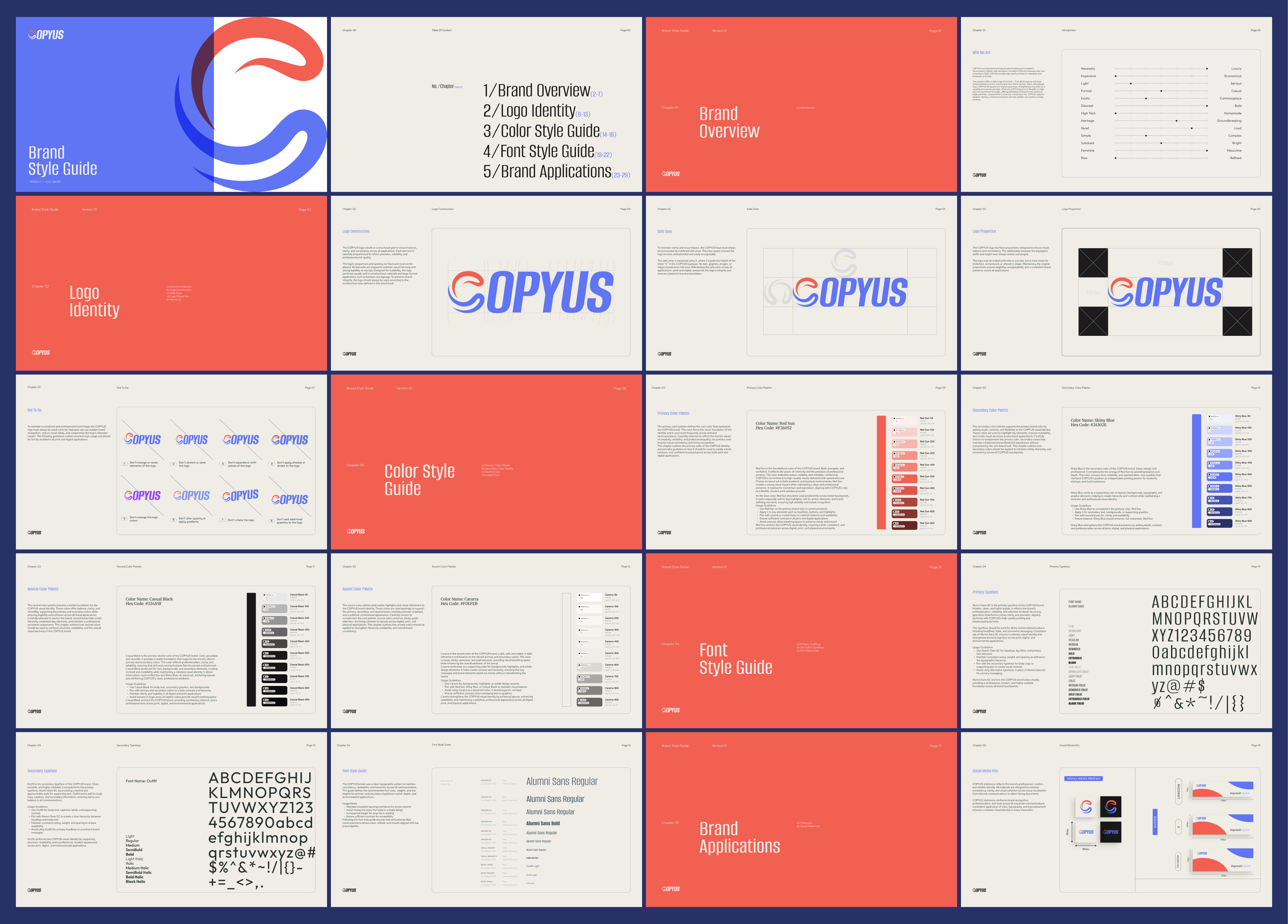 Example of Brand Style Guide & Brand Book Design