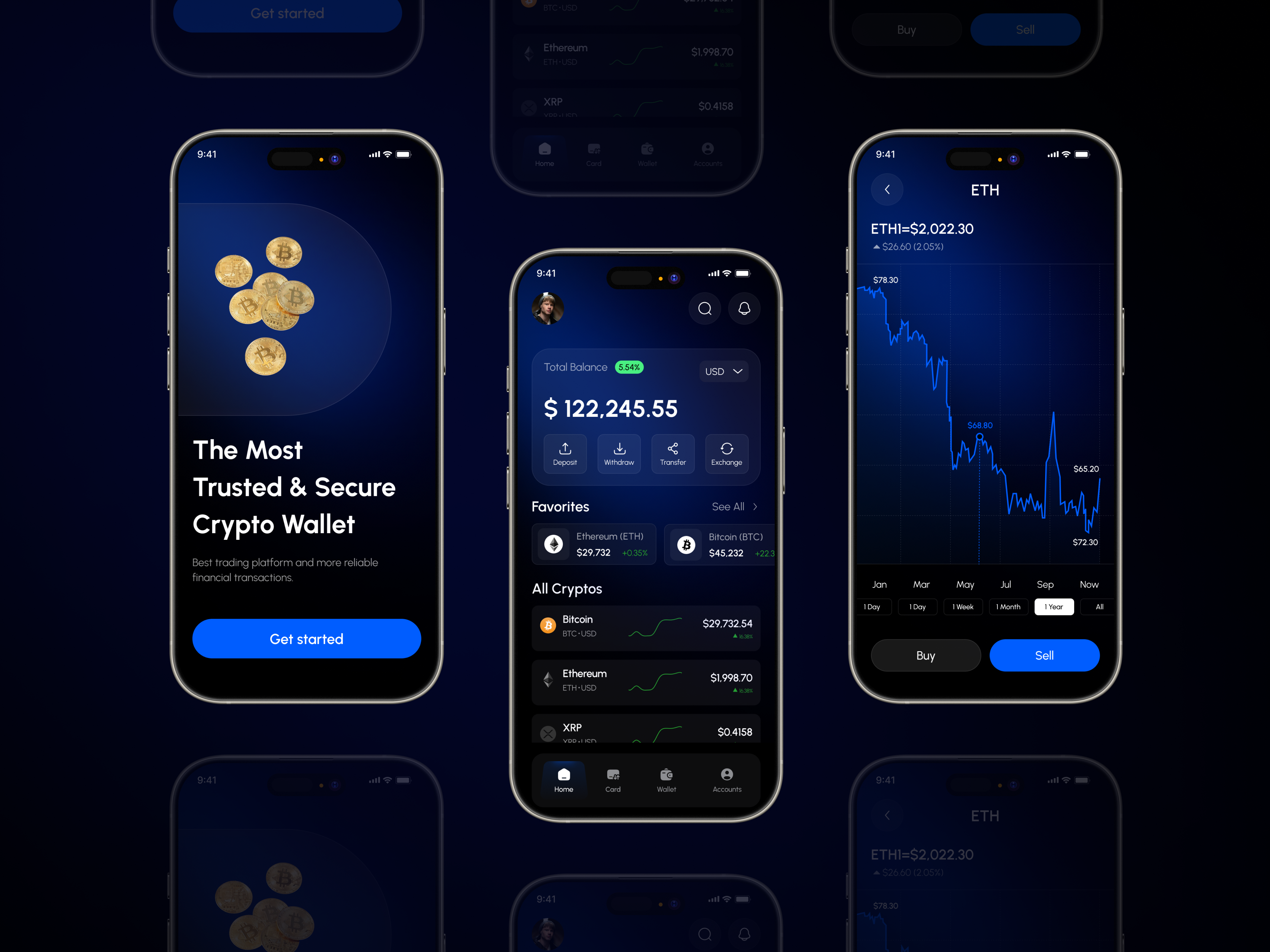 Example of Crypto Mobile App Design