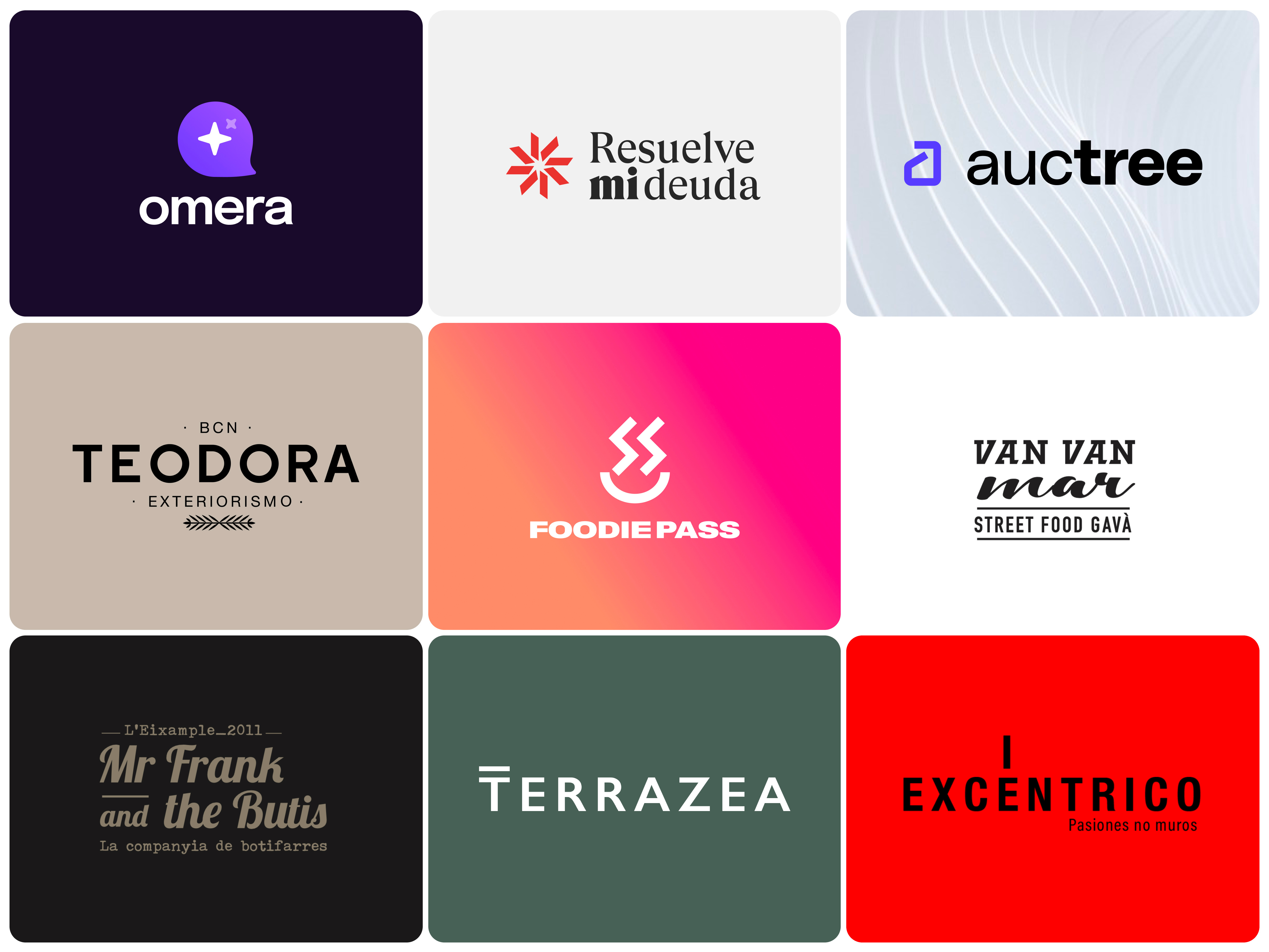 Selected logos branding graphic design logo ui