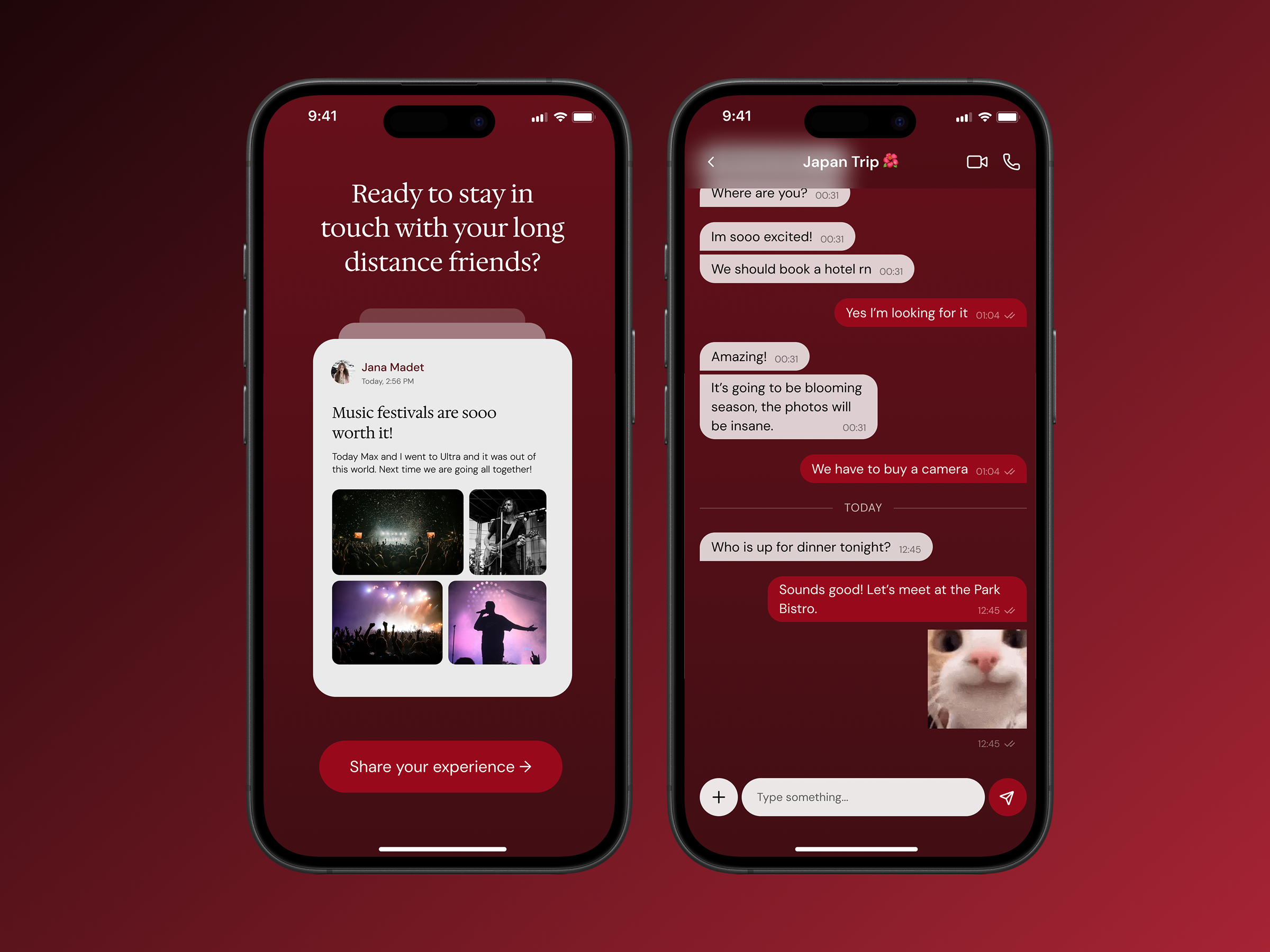 Touch — Messaging App UI Concept cards chat app graphic design ios design messaging ui mobile app ui ui concept