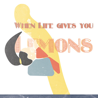 Lemons design graphic design illustration typography