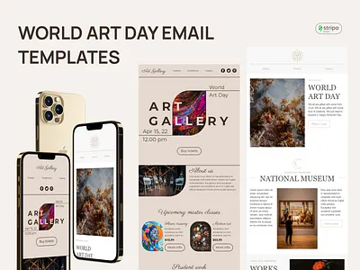 World Art Day Email Design design email email builder email campaign email design email marketing email newsletter email templates html email newsletter stripo email ux design web design