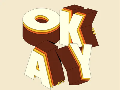 LETTERING VOL 1 2d 3d art create design extrude hand lettering illustration illustrator isometric isometric typography lettering lettering art lettering artist okay play ready type design typography
