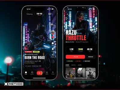 Moto Riders Social App app bike app branding dashboard design figma mobile app motorcycle network riders app social app ui ux