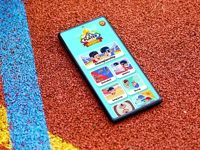 2 Player Sports 2 player animation app casual game design game game design game ui mobile mobile app sport ui ux