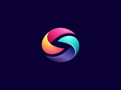 Letter S Logo, Modern Logo Design agency app logo brand identity branding creative gradient logo letter s logo logo logo design minimalist logo modern logo s logo design web logo