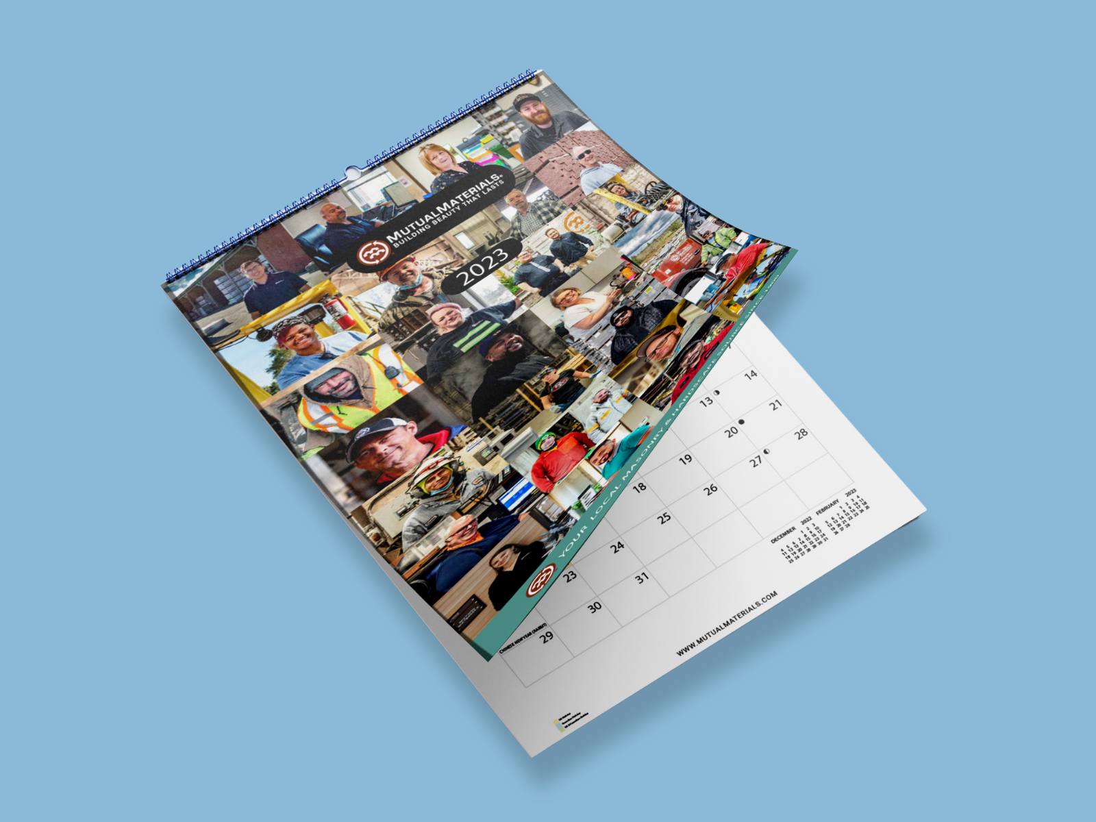 Example of Printed Calendar
