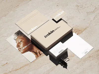 Inskin - Skincare Brand Identity Design brand brand identity design branding business card custom branding elegant branding elegant logo graphic design graphic designer logo modern brand packaging premium brand premium logo skincare skincare brand skincare brand identity skincare business stationery design visual identity design