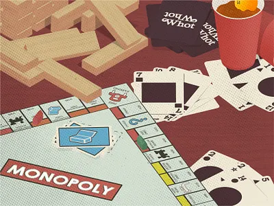 Game Night games illustration