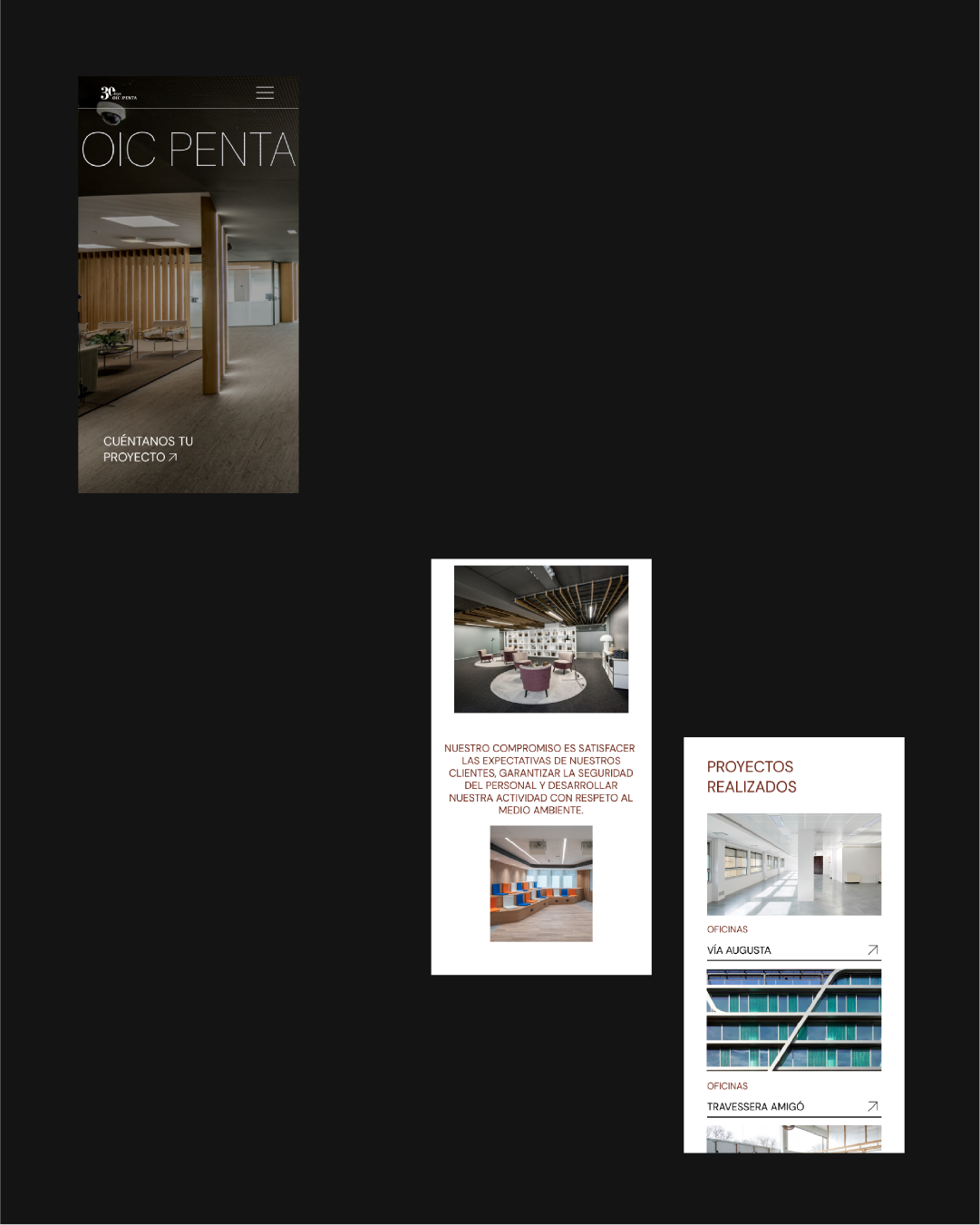 OIC PENTA - CASE STUDY animated web animation minimal design minimal web minimalistic website motion graphics ui ui design ux ui uxui design web animation web design