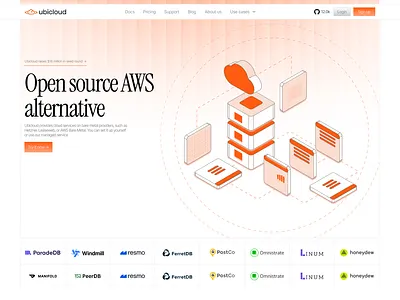 Cloud service hero animation design graphic design illustration ui ux vector