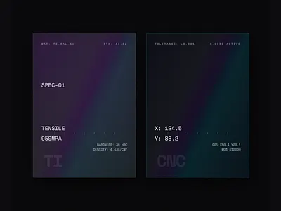 SPEC*SHEET - CARD DESIGN card design cards cards design daily ui design modern technology ui ux web design
