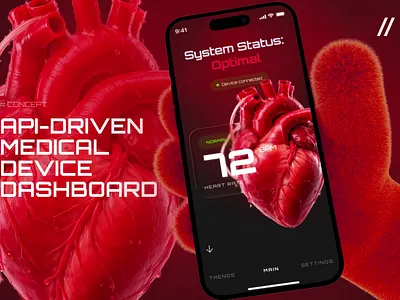 Health Monitoring Mobile iOS App Design ai ai app android app app design assistant chatbot dashboard dashboard design design health healthcare app ios medical app mobile mobile app mobile ui portfolio ui ux