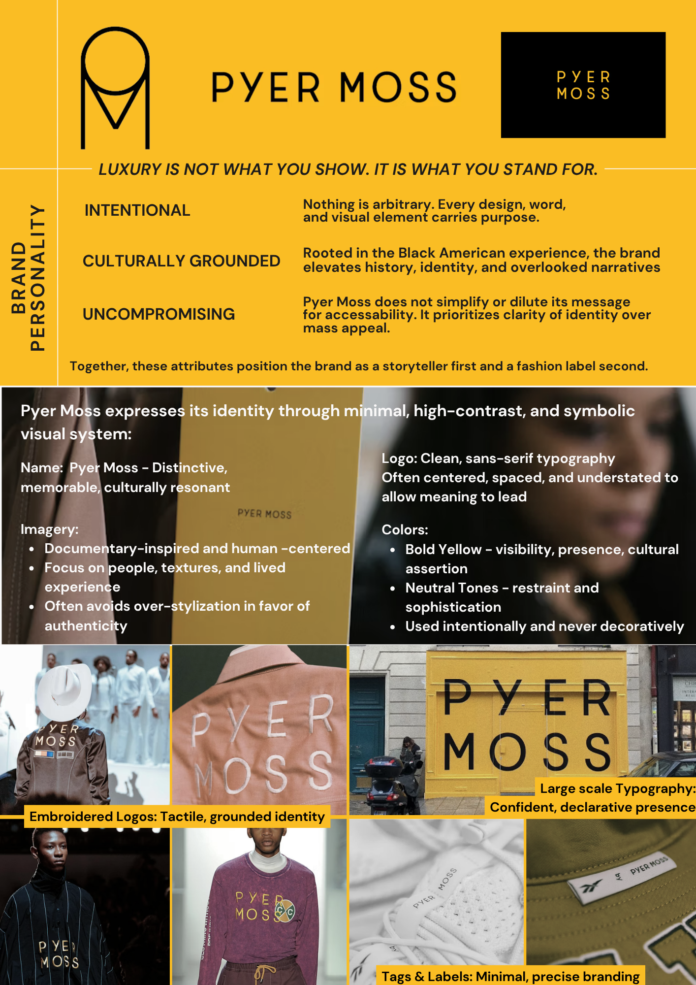 Pyer Moss Brand Sheet