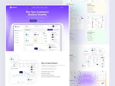 SellMate — Ecommerce Management Dashboard Design crm crm management crm saas product customer management dashboard dashboard design ecommerce crm psd template saas saas product ui uiux web design website design