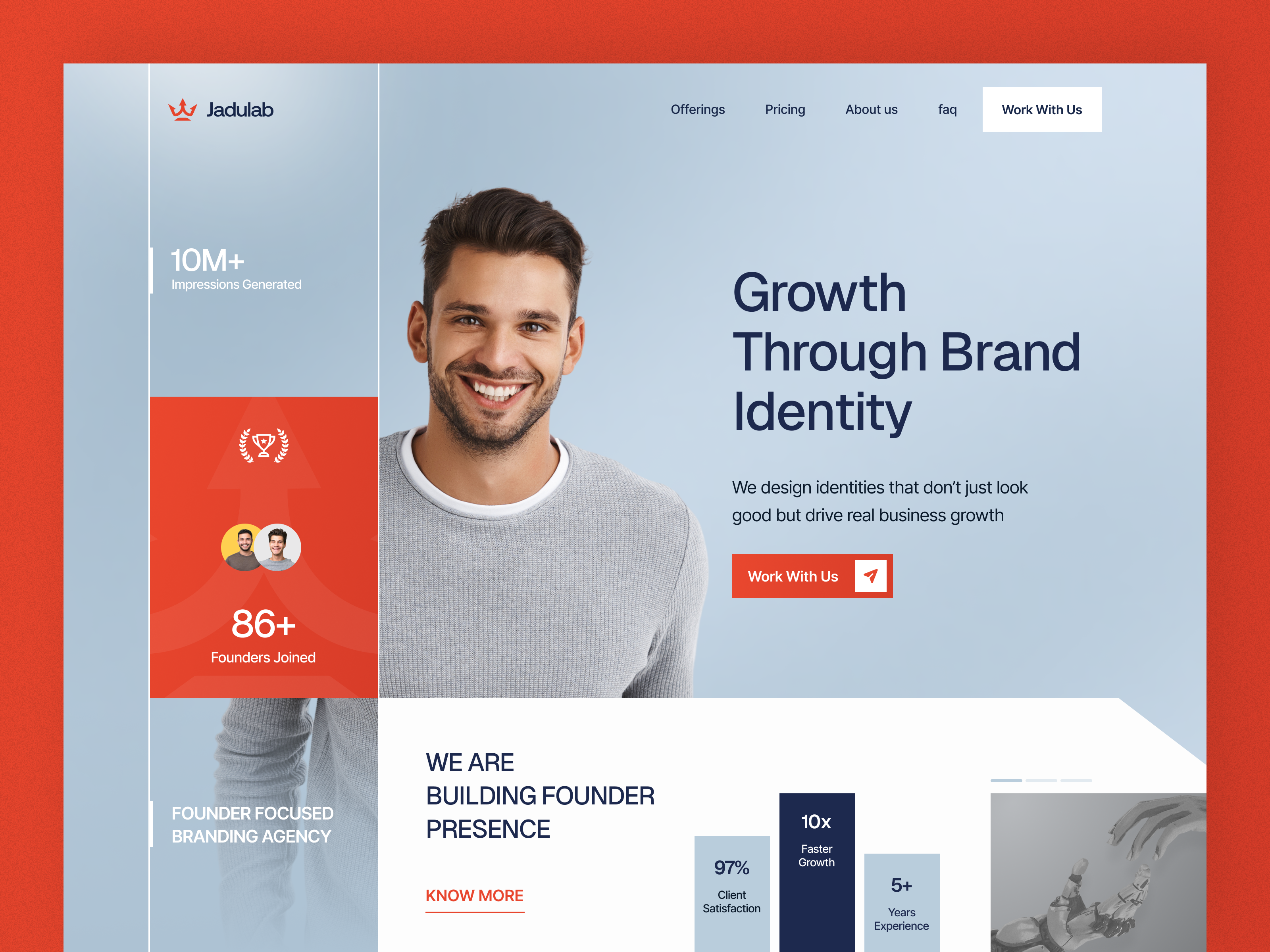 Example of Landing Page & Website Design
