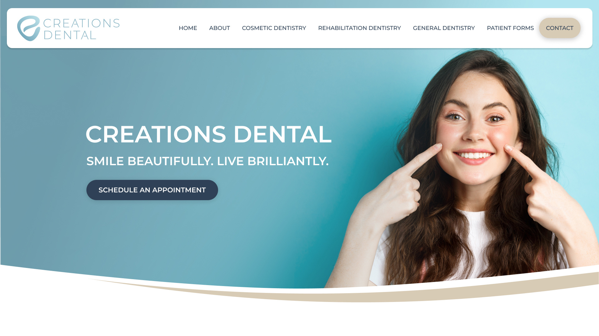 Example of Premium Word Press UI/UX Landing Page