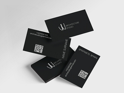 Business Card architect architecture brand brand identity branding business card businesscard card creative design graphic design j letter jn letter minimalism mockup modern n letter stationary studio