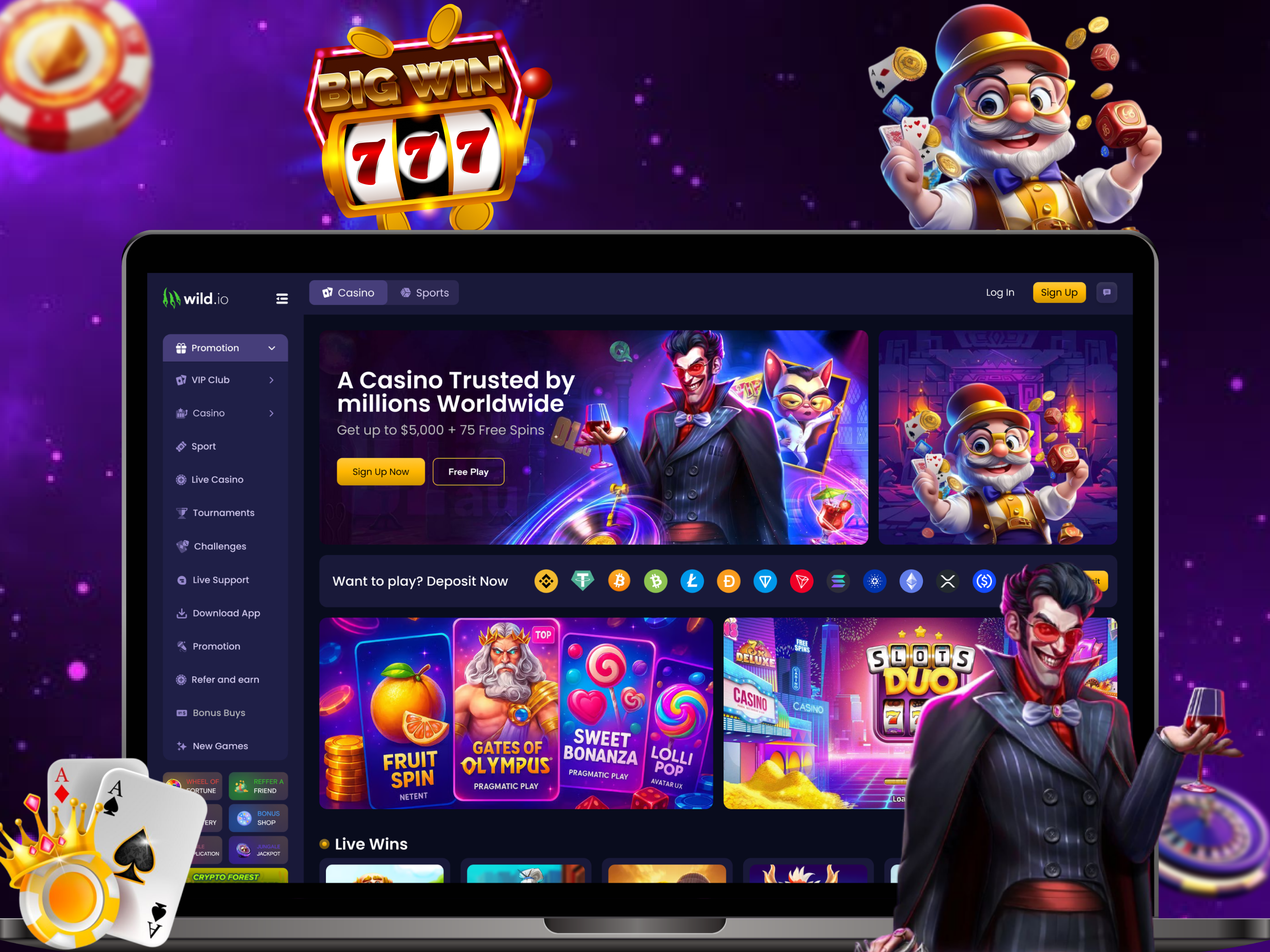 Casino Dashboard Design casino casino dashboard casino home page casino ui casino website crash game crypto gambling gambling gambling casino game design gameing igaming live casino online casino online gaming platfrom