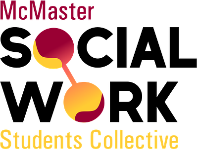 McMaster Social Work Students Collective Logo brand brand identity branding logo logo design mcmaster non profit organization npo school organization social work student organization vector design