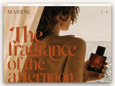 Perfume E-Commerce Website Design art direction brand identity ecommerce ecommerce design editorial design fragrance homepage design landing page luxury branding luxury fragrance mediterranean niche perfume perfume perfumery product design ui design ux design visual design web design website design