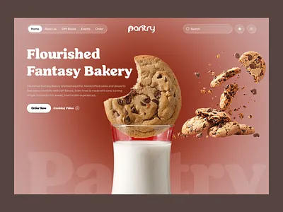 Pantry - A Sweet & High-Converting eCommerce Homepage dessert ui ecommerce landing page ecommerce shop ecommerce ui design ecommerce website design figma design food website high converting ecommerce home page ui landing page design product product website service ui design uiux design ux design website