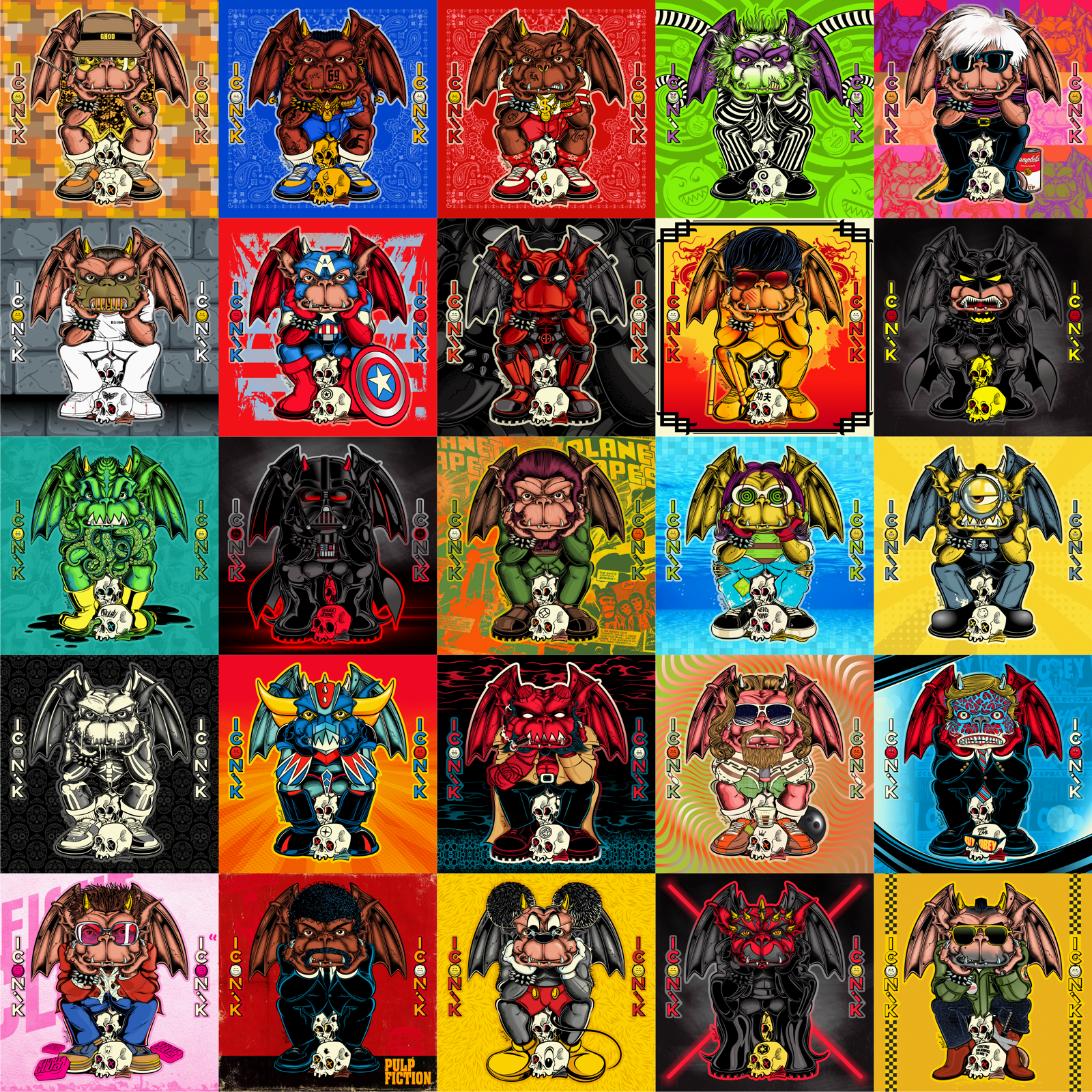 THE GARGOYLES OF NEMOZ 1 cartoon art character design collectible art comic style creature design david vicente detailed artwork digital art digital illustration dvicente art fantasy characters gargoyle collection gargoyles illustration inking lowbrow art monster art pop culture art teenage gargoyle weird art