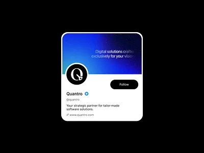 Quantro Branding 3d animation brand brand identity branding design graphic design illustration logo logomark motion graphics socialmedia ui ux vector visual design