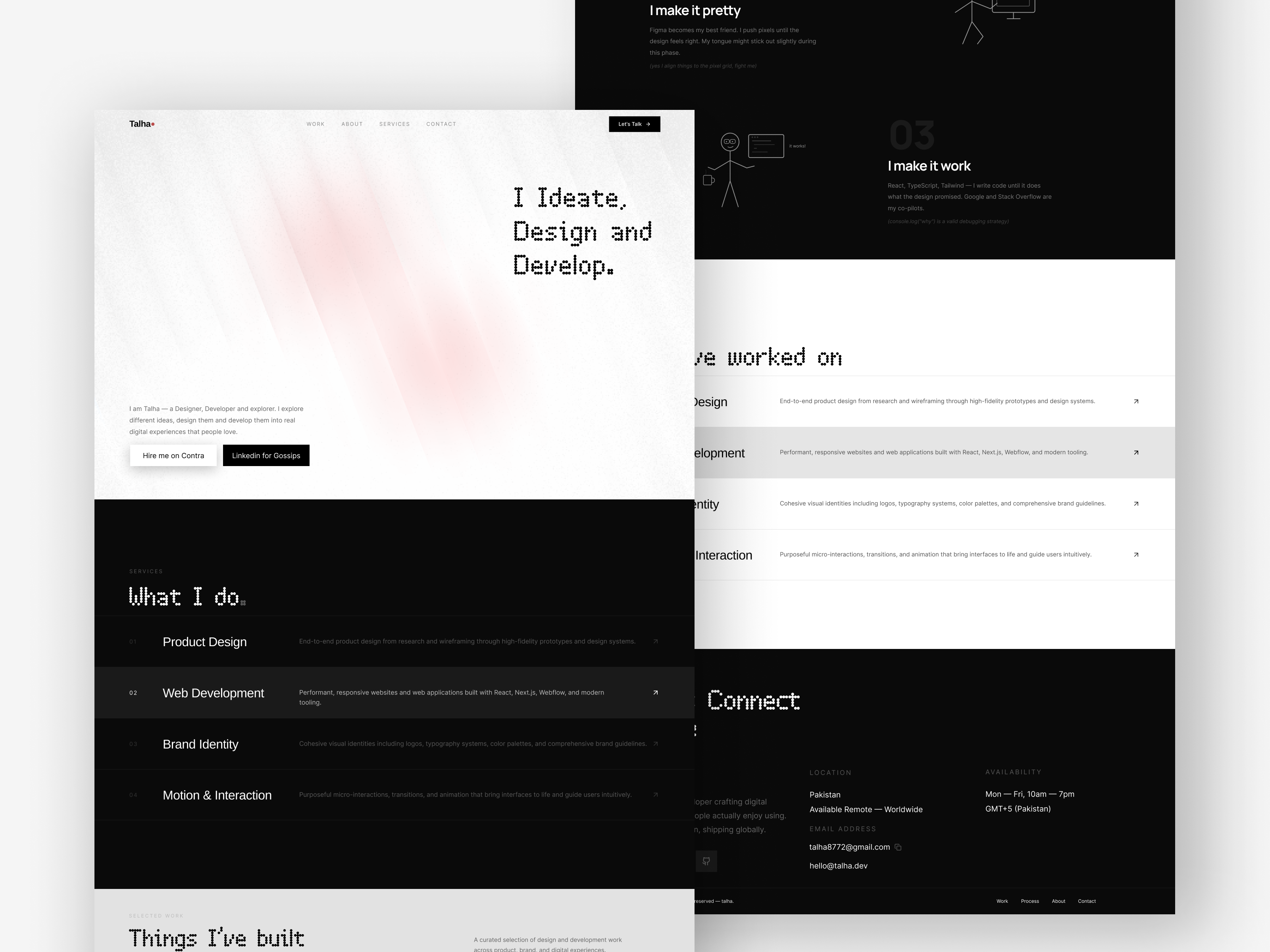 Example of Minimal Web Design And Dev