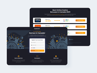 Casino LX - Online Casino Games UI Design banner bonus offer casino design online games product design ui ui design uidesign