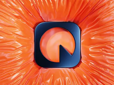 3D Logo Exploration | Visual Asset System 3d 3d logo 3d logo exploration blue logo design orange visual asset