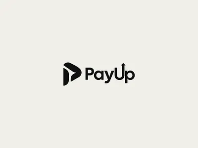 PayUp - Logo Design bold logo creative logo fintech logo flat logo geometric logo logo design logo inspiration minimalist logo modern logo negative space logo pay pay logo payment design professional logo saas logo startup logo