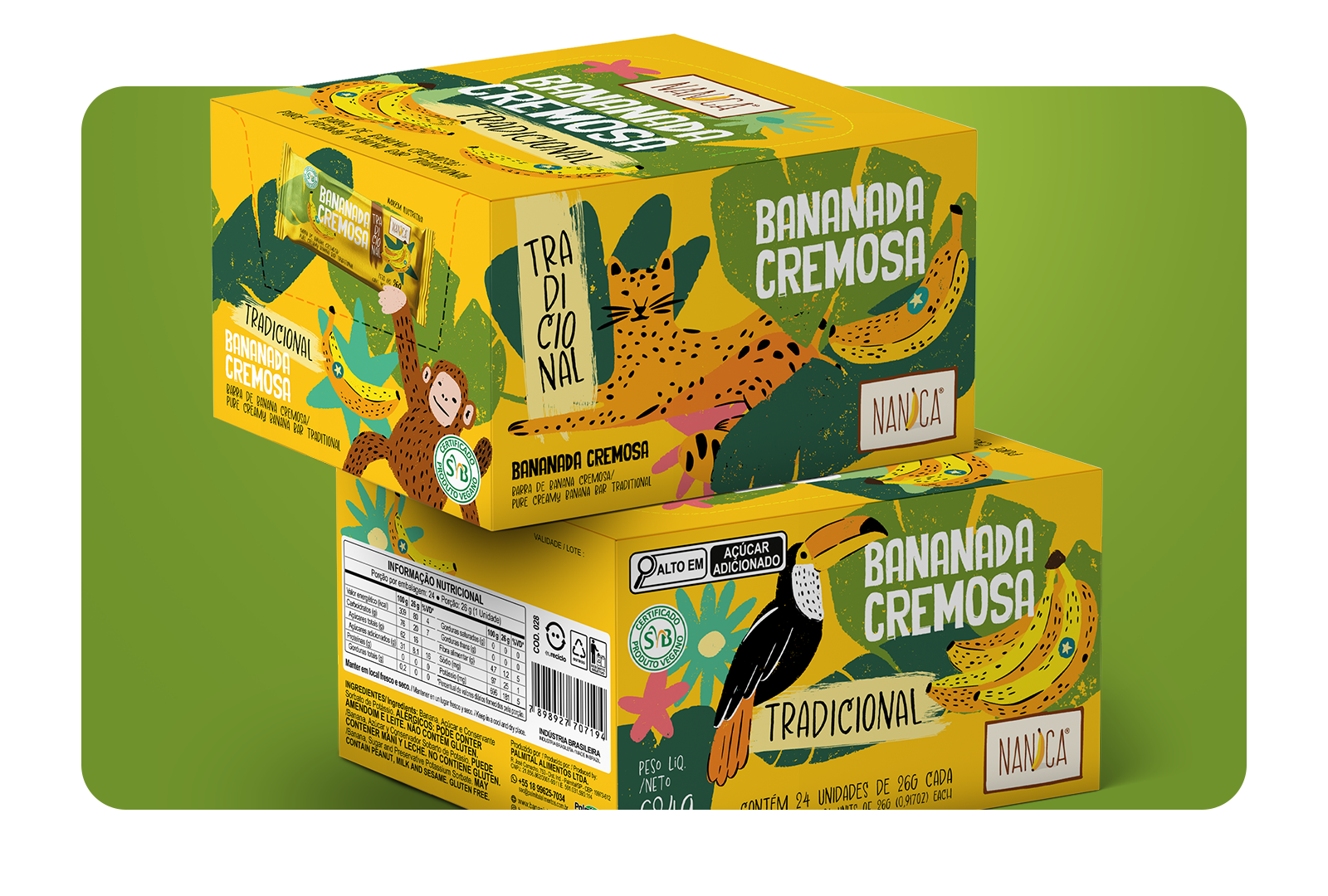 Bananinha | Nanica banana branding brasil brazil candy design food graphic design packaging