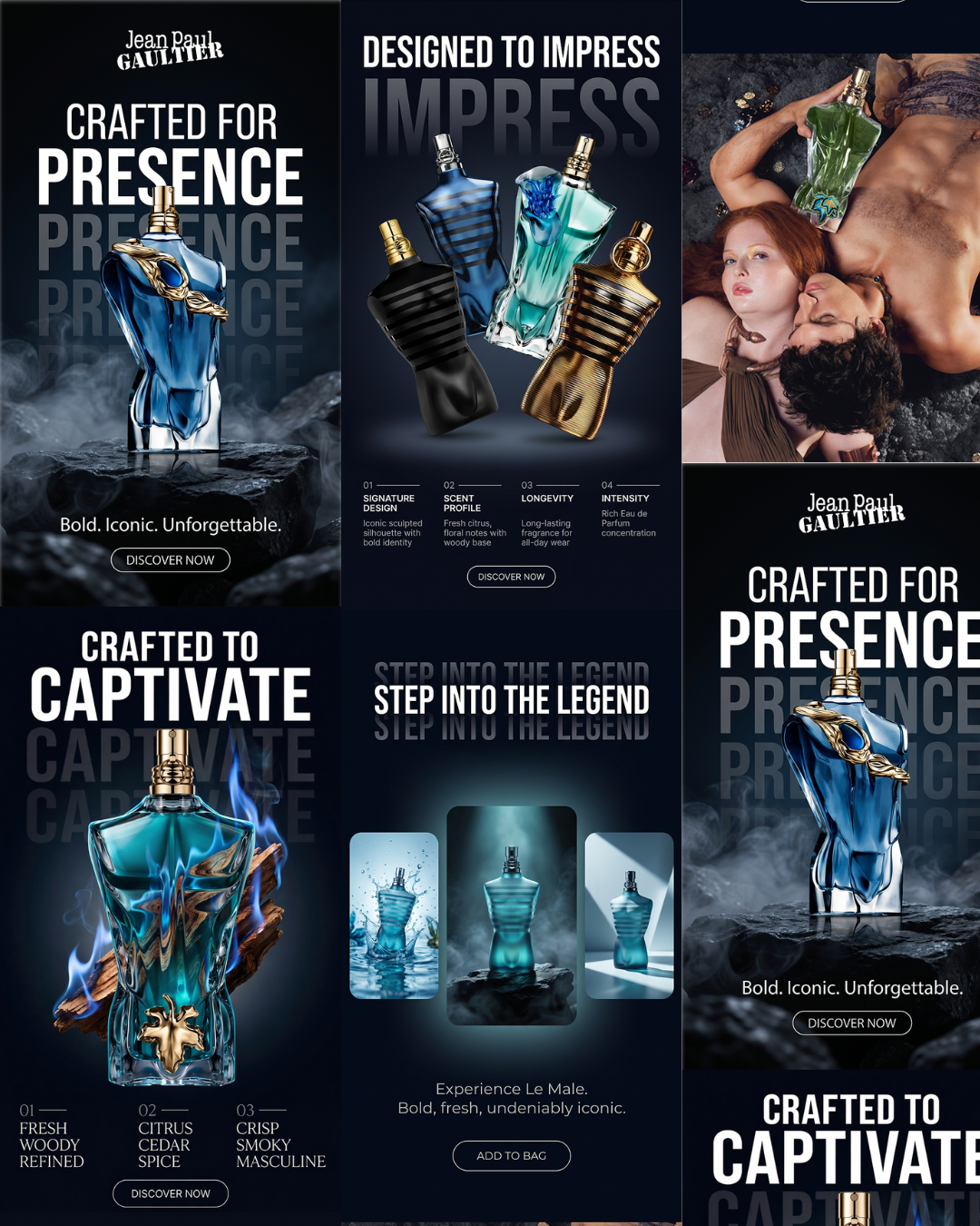 Luxury Perfume Email Design | High-End eCommerce Campaign (Jean