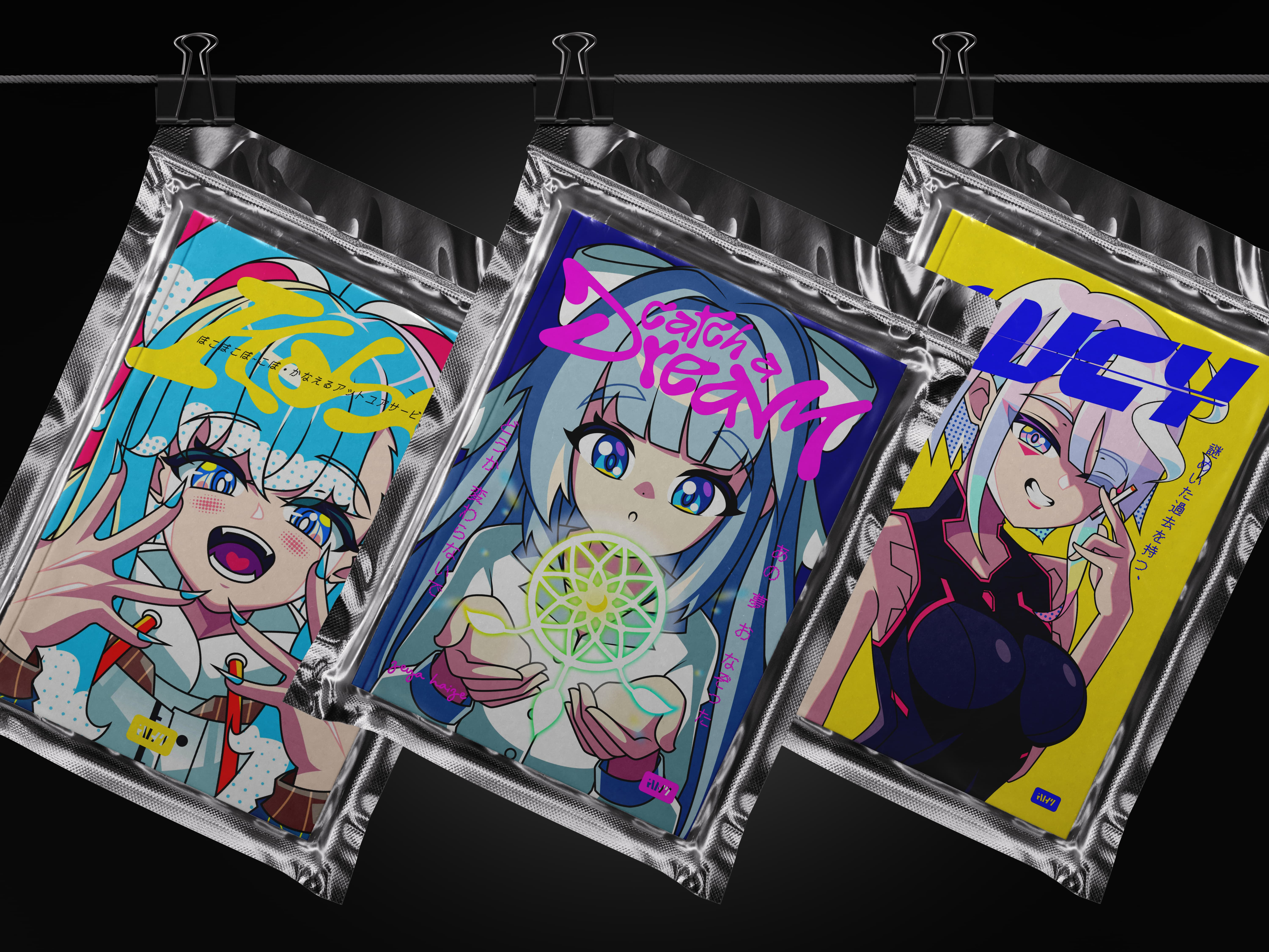 Personal / Company Branding Campaign anime artist branding campagin design graphic design high end graphic illustration japanese layout magazine music album social media graphic