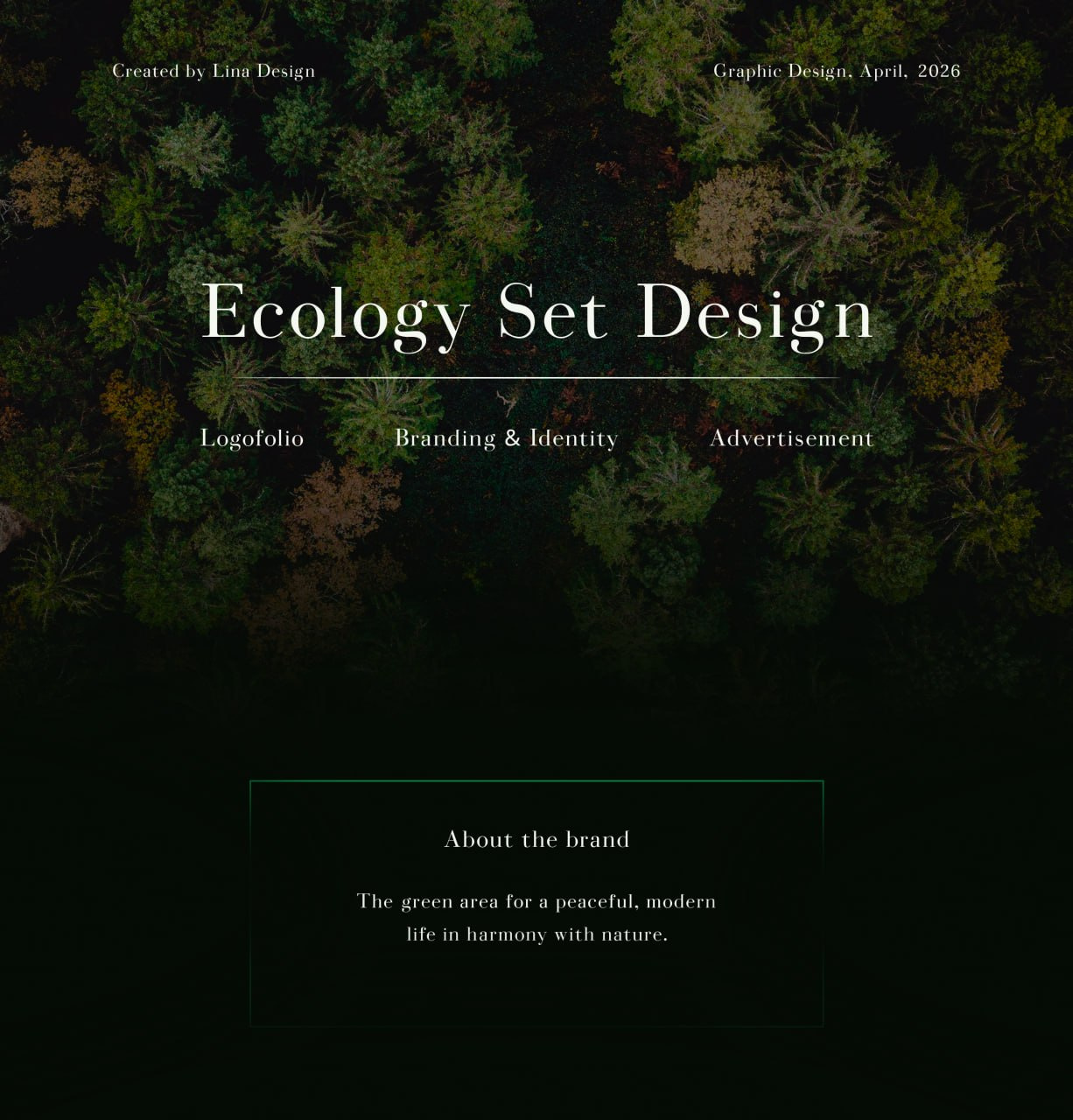 Ecology Set Design 🌿 aesthetic branding design dribbble ecology graphic design logo nature recommendations typography vector