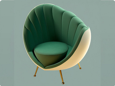 Cute Chair follows minimalist designed 3d cute design graphic design minimal