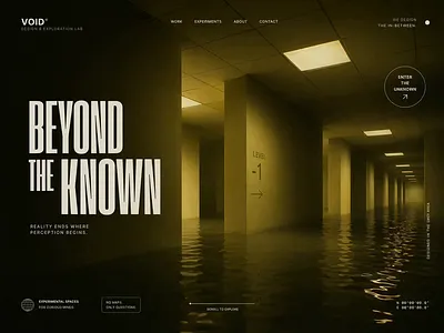 Immersive Landing Page Design 3d after effects animation blender creative agency dark mode design immersive interaction interface landing page modern ui portfolio product design startup typography ui web web ui website design