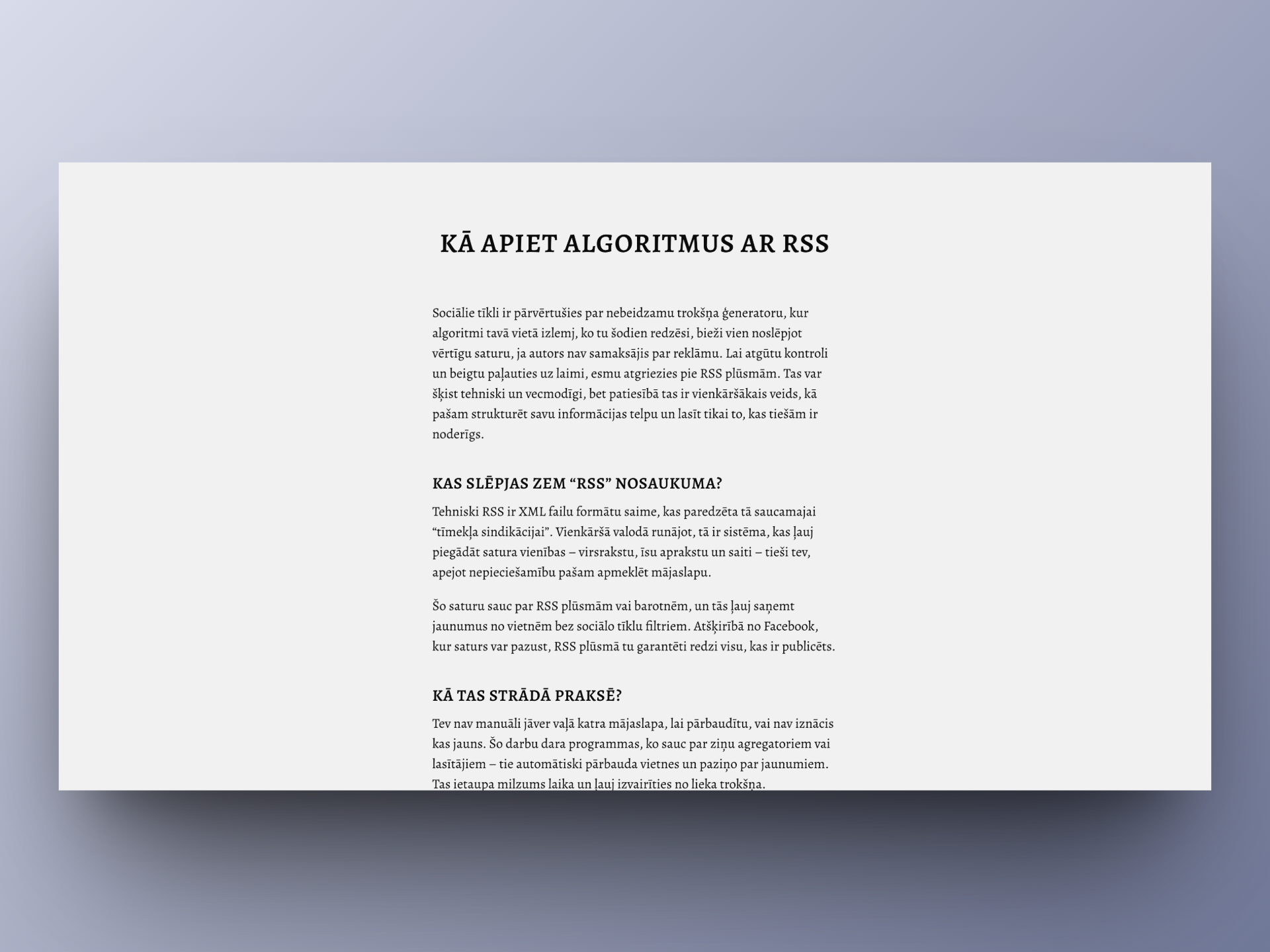 Website redesind (2026) by Ronalds Vilciņš on Dribbble