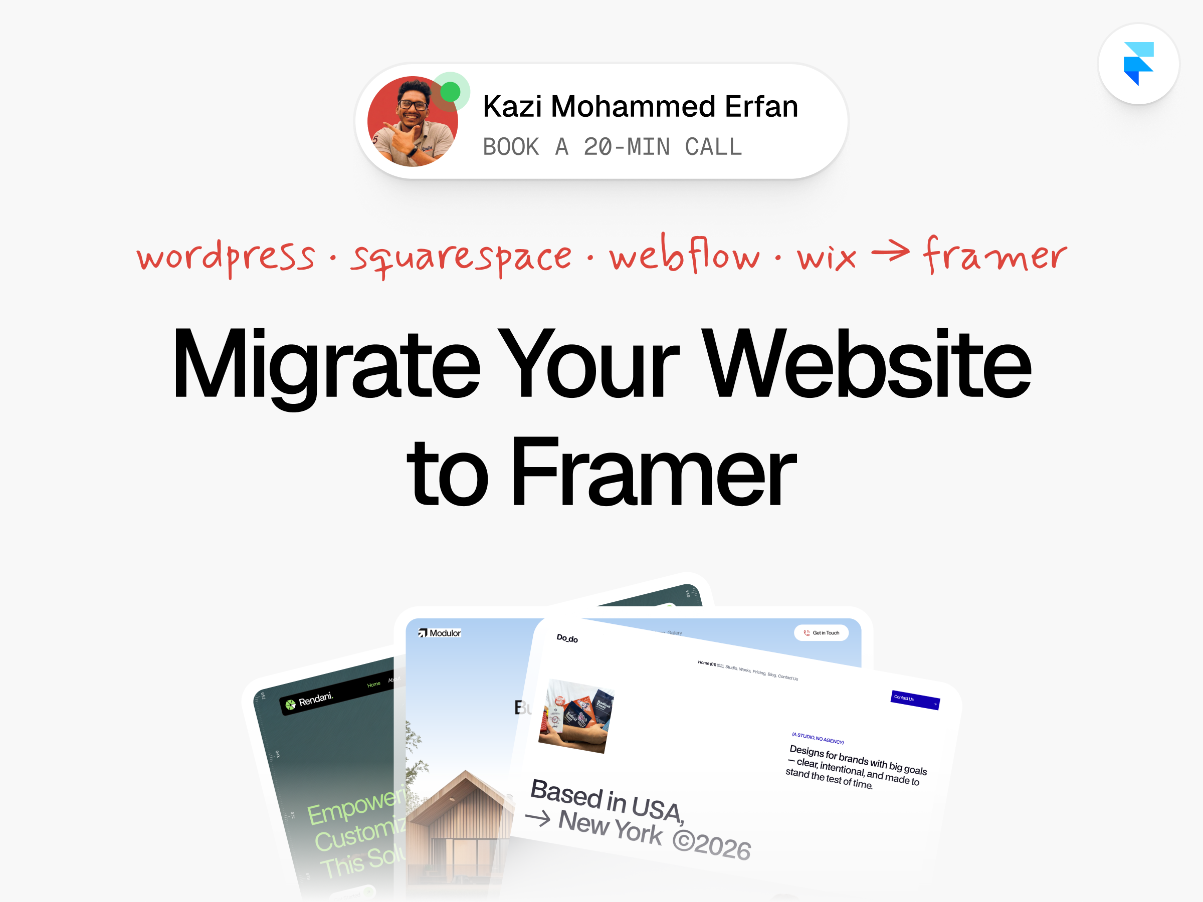 Example of Migrate Your Full Website To Framer