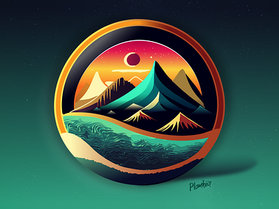 Mountains adobeillustrator branding design graphic design illustration logo ui ux vector