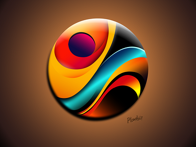 Abstract circle adobeillustrator branding design graphic design illustration logo ui ux vector