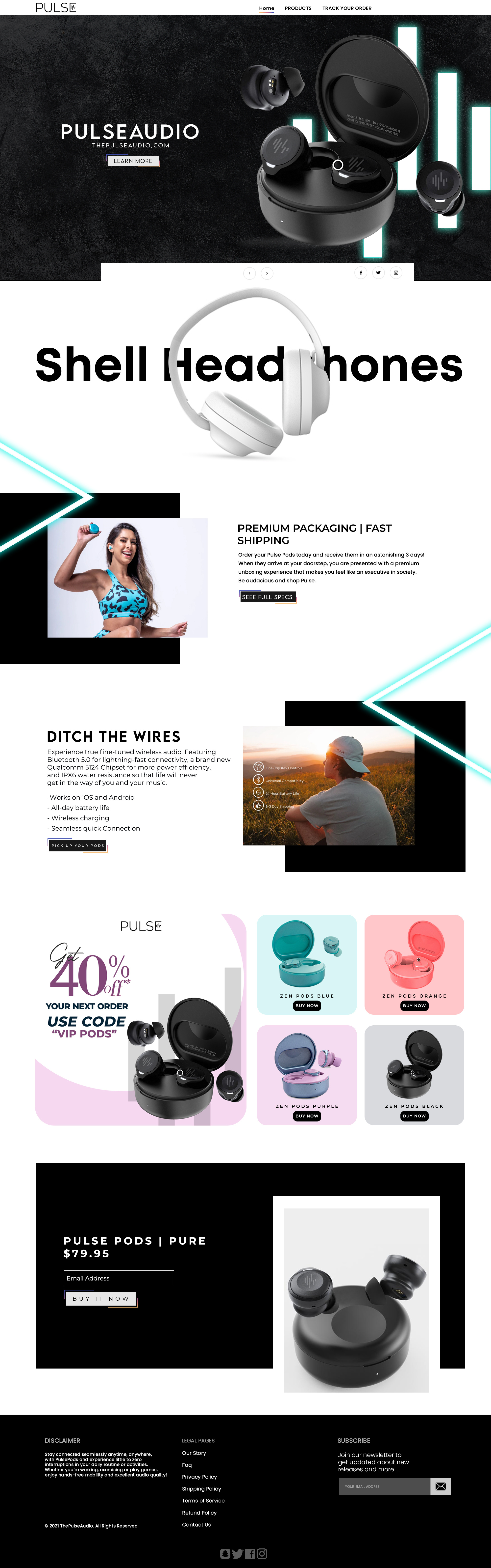 PULSE WEBSITE DESIGN designer developer graphic design ui ux website design