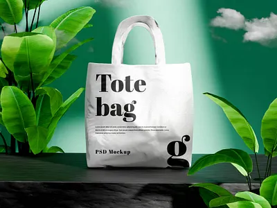 Tote Bag Mockups – Realistic Design Showcase assets design freebies freedesignkit graphic design mockups tote bag