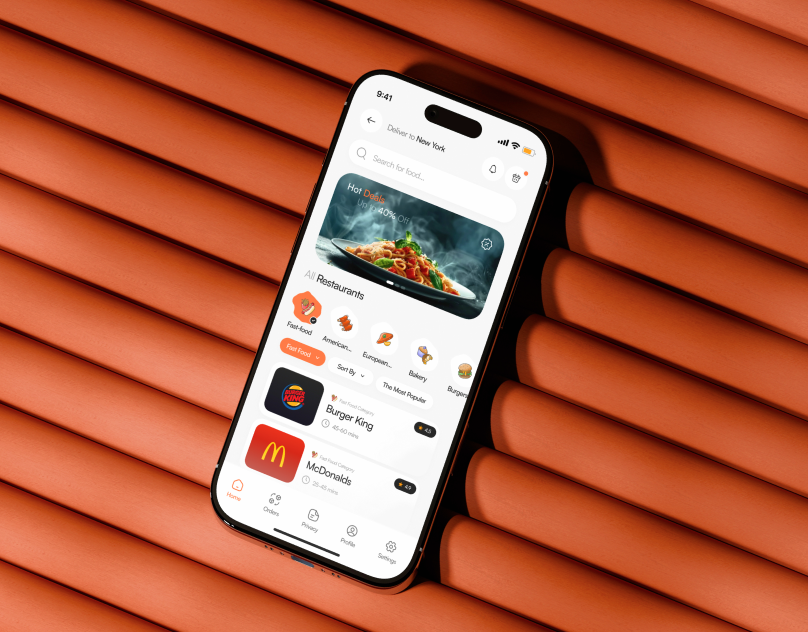 Fresko — Food Delivery Mobile App UI/UX branding food delivery landing page mobile app product saas ui ux